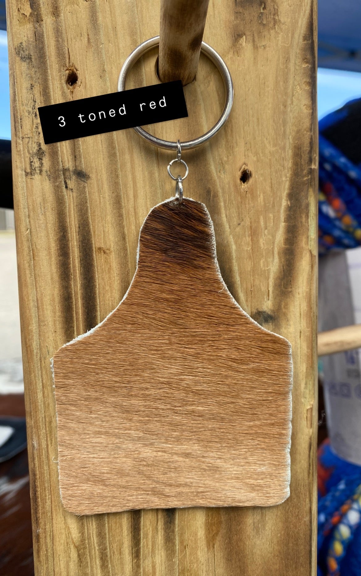 Big Cowhide Keychain