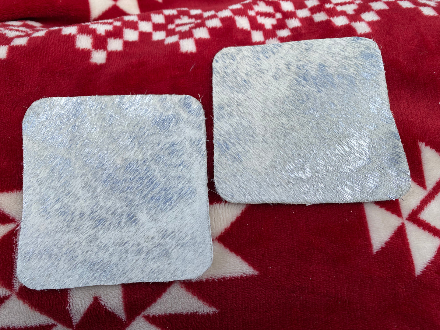 Cowhide Coasters