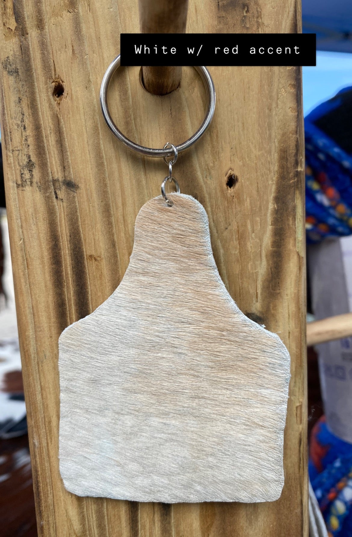 Big Cowhide Keychain