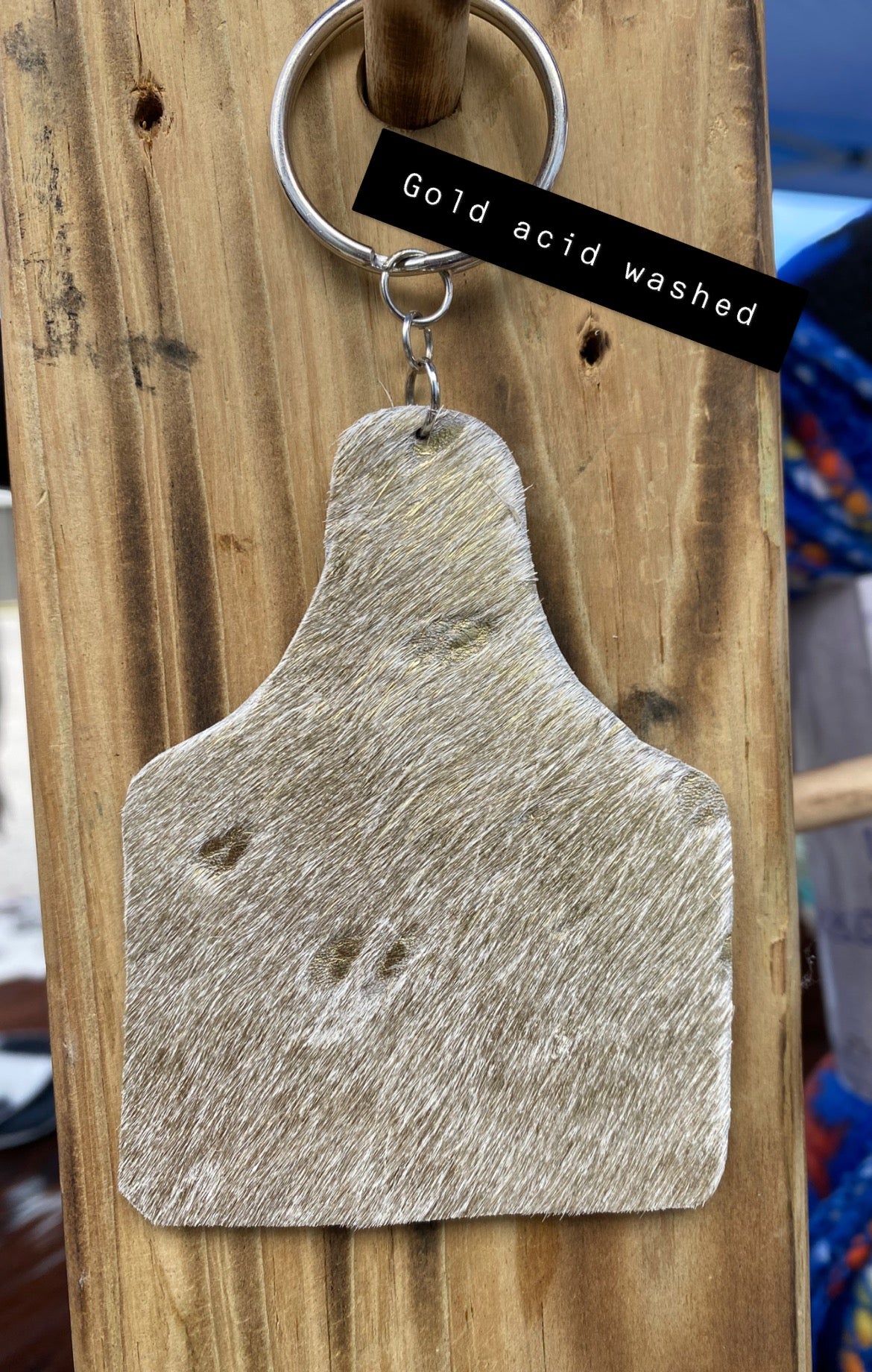 Big Cowhide Keychain