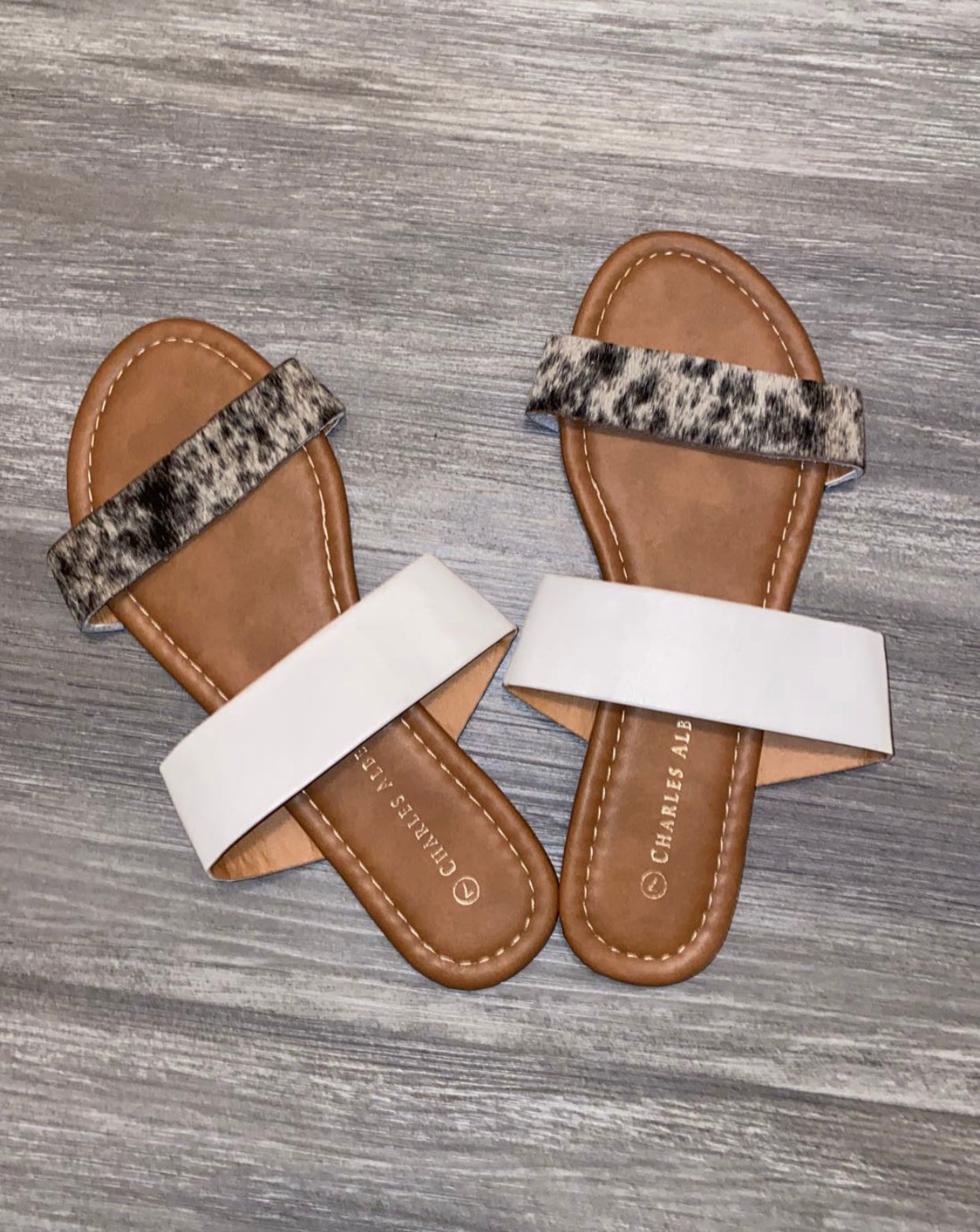 Cowhide Sandals-Size 7