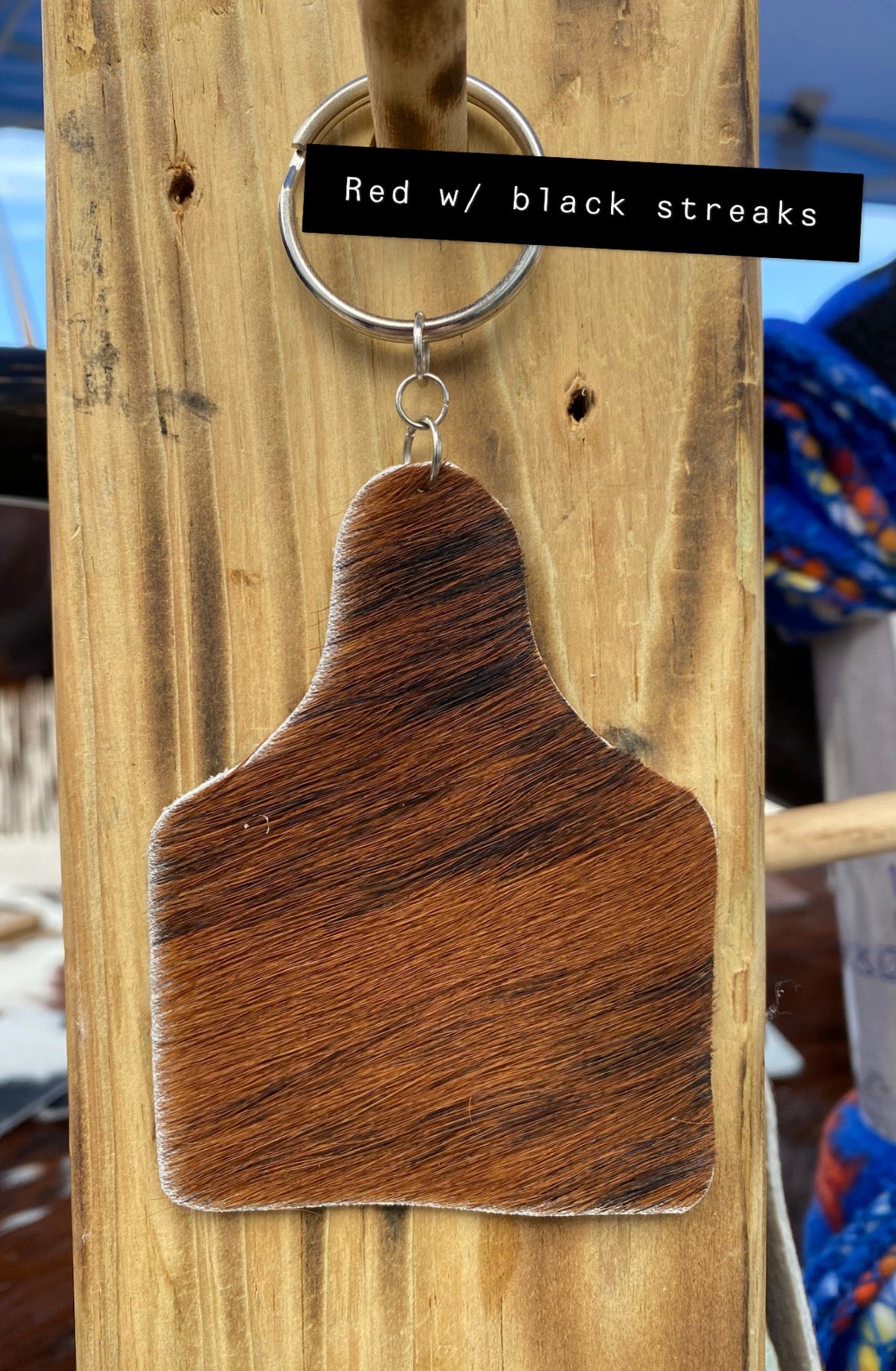 Big Cowhide Keychain