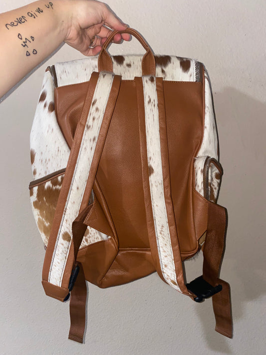 Cowhide Backpack