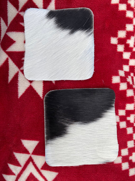 Cowhide Coasters