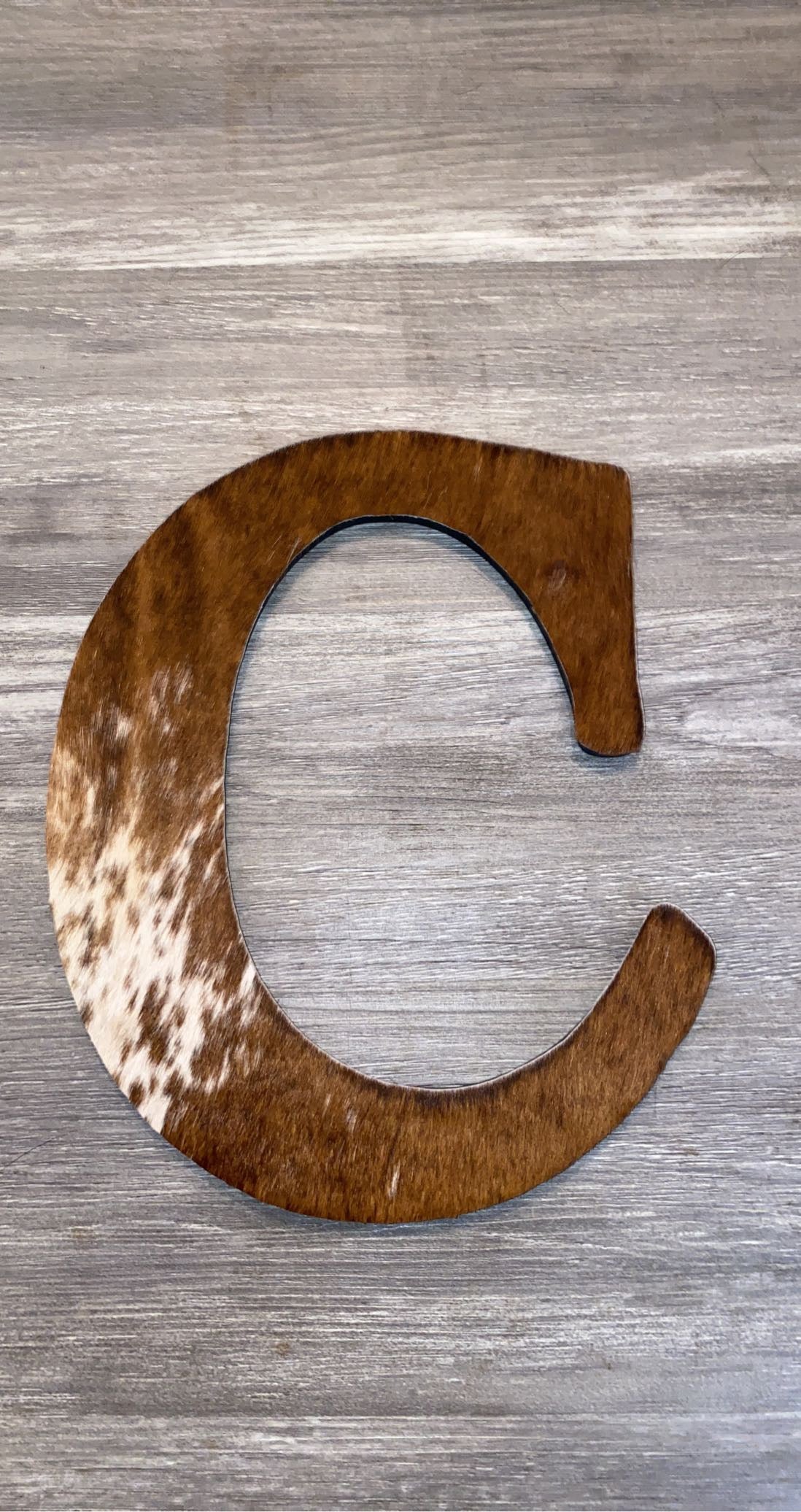 Cowhide Letter ‘C’