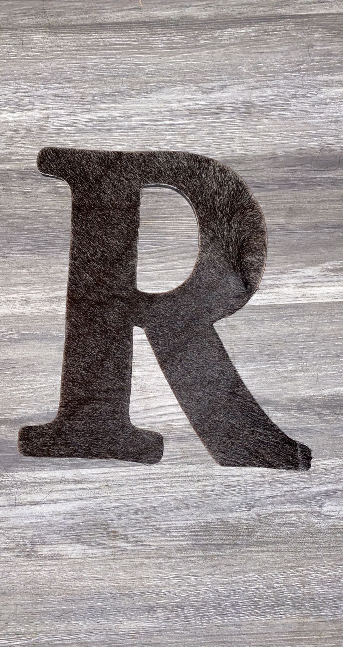 Cowhide Letter ‘R’