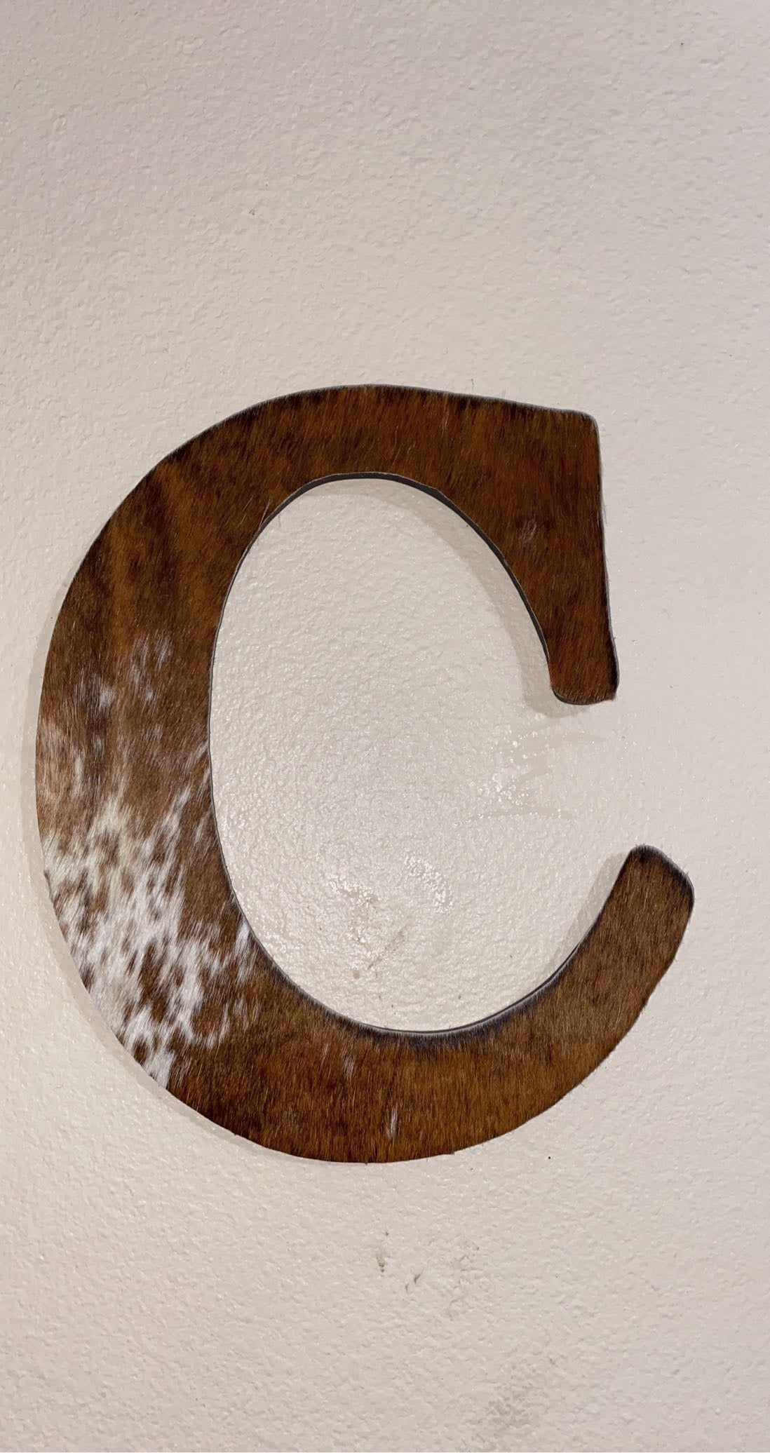 Cowhide Letter ‘C’
